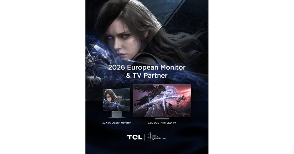 TCL wspiera pokaz Tides of Annihilation na Gamescom 2026 zaawansowaną technologią wyświetlania