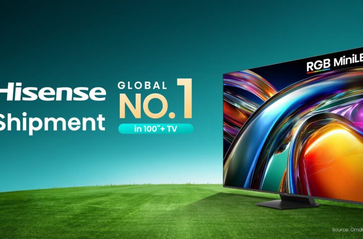 Omdia H1 2026: Hisense Ranks No. 1 Globally in 100-Inch-and-Above TV Shipments