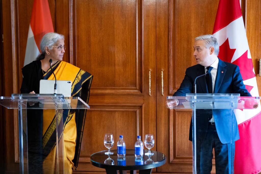 Champagne touts deepening economic ties in visit with Indian counterpart amid Trump trade war