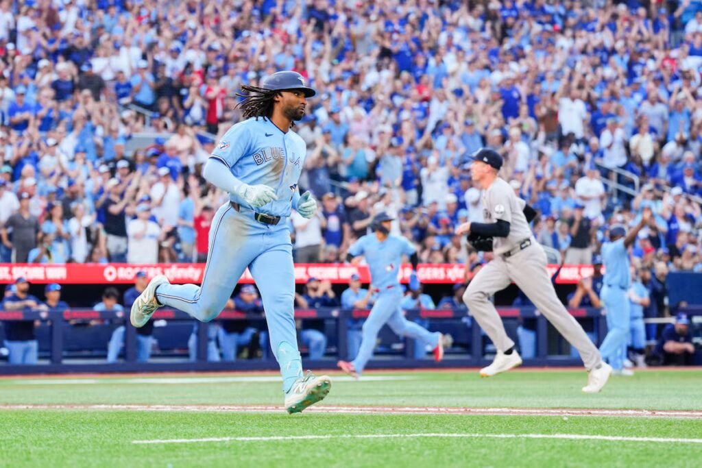 Charles McAdoo’s clutch seventh inning double lifts Blue Jays past Yankees, into wild card spot