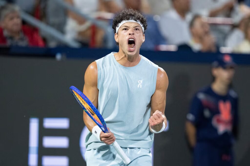 Shelton tops Nakashima in men’s National Bank Open final