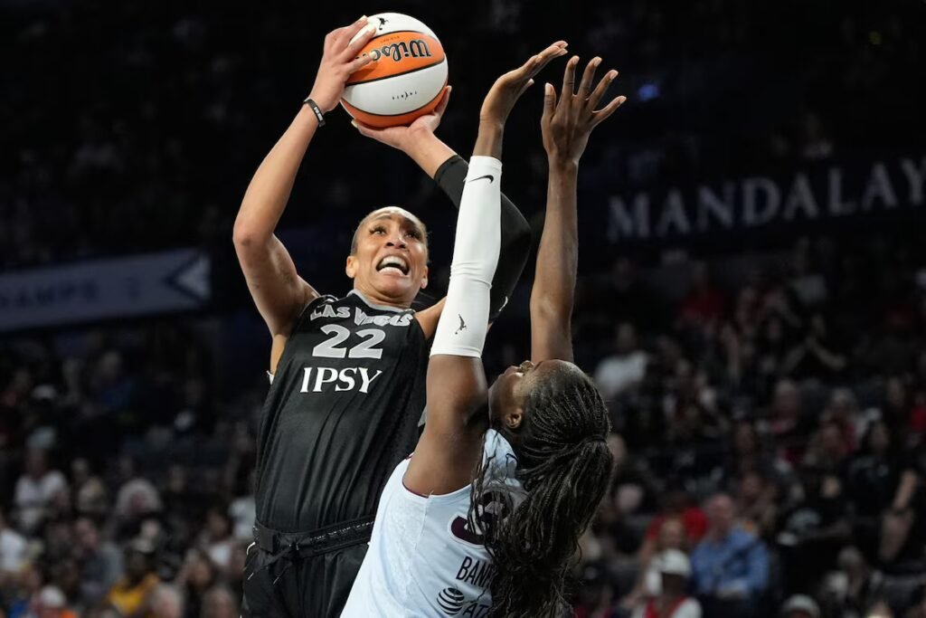 Wilson, Young double up to lift Aces past Tempo 93-73