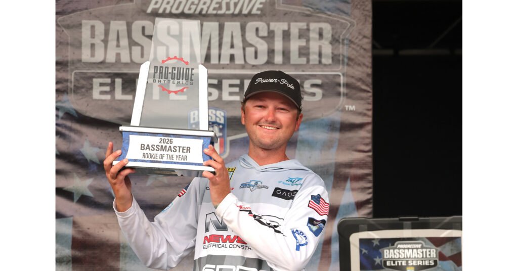 Georgia's Hudson waits out a win in Bassmaster Rookie of the Year race