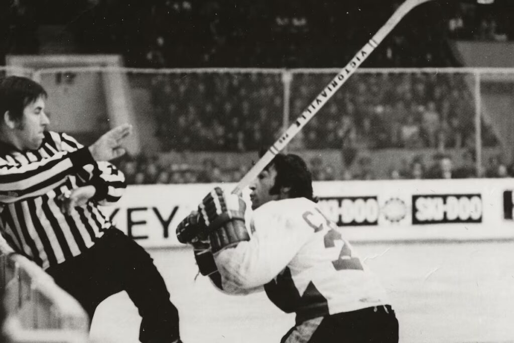 Referee Josef Kompalla was dubbed the villain of hockey’s 1972 Summit Series