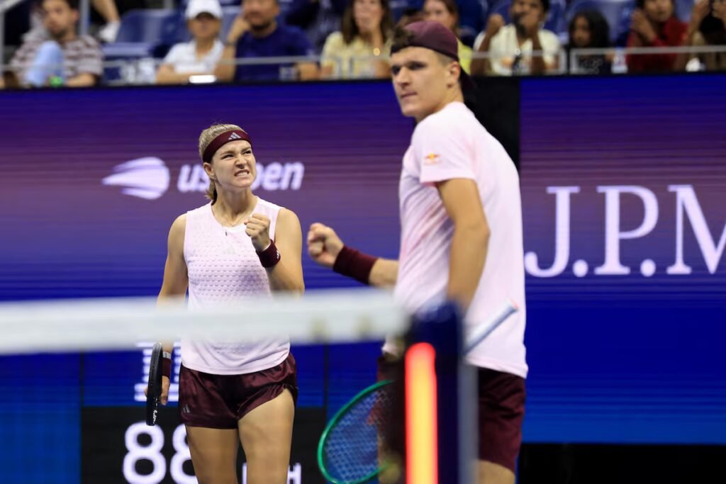 Muchova and Mensik win U.S. Open mixed doubles title