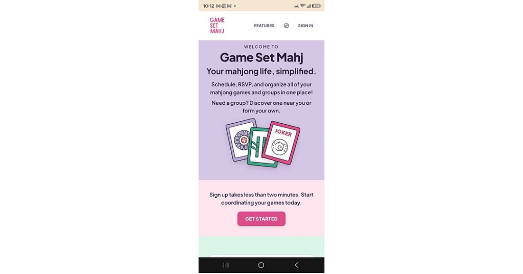 Game Set Mahj Says "Let Them Play Mahjong" With Debut of Scheduling & Coordination Tool For Mahjong Groups