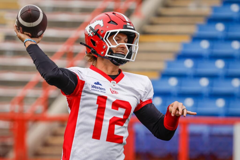 Stampeders turn to Love against Ticats with starting QB Adams out with head injury