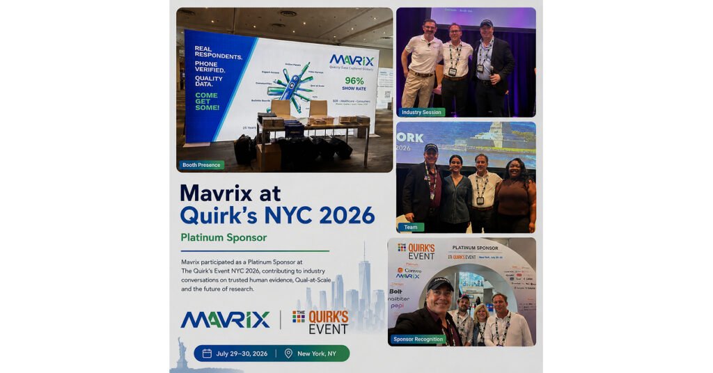 Mavrix defiende la importancia de la evidencia humana confiable en la era de la IA en el evento de Quirk