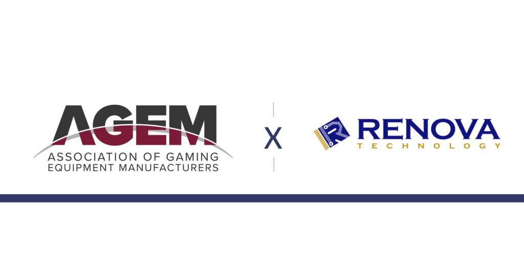 Renova Technology Joins Association of Gaming Equipment Manufacturers (AGEM) to Strengthen Gaming Industry Partnerships