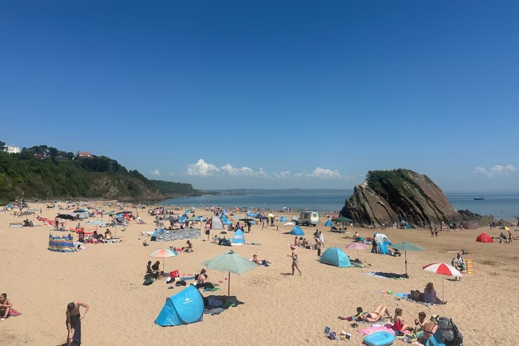 In storybook Wales, a beach day created the perfect twist
