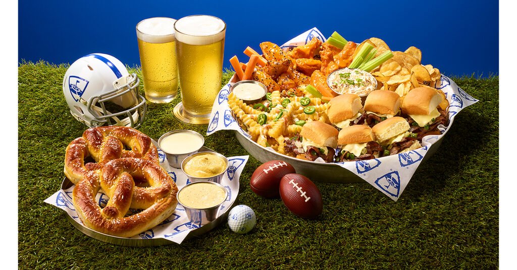 Topgolf Scores Big for Football Season with New Menu Items, Sunday Funday Game Day Packages Starting at  per hour and the College Football Playoff National Championship Trophy Tour