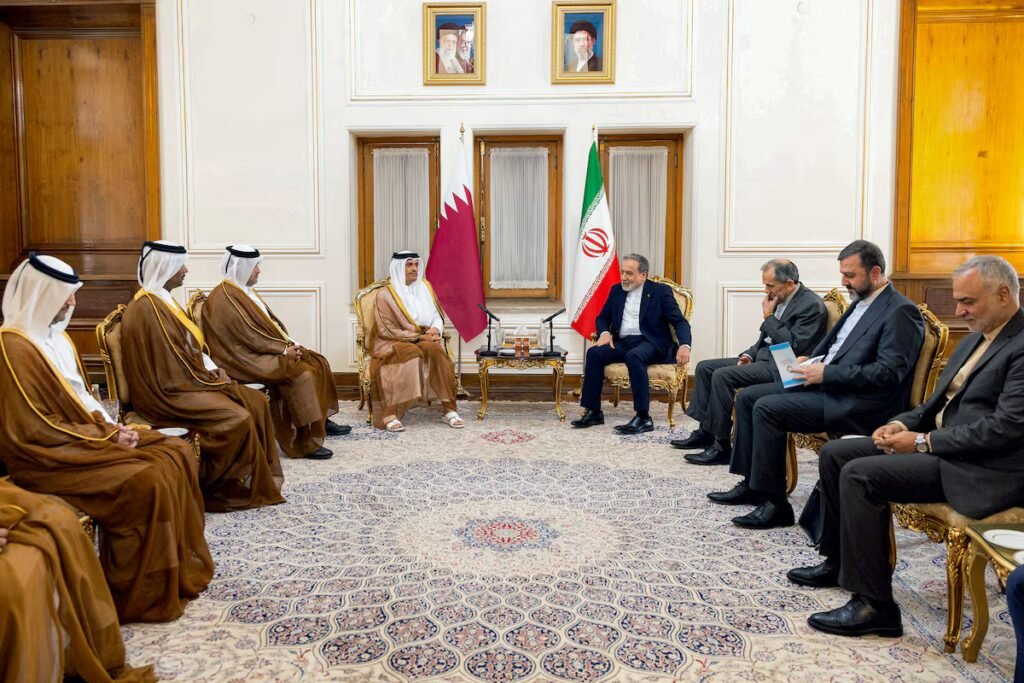 Qatar PM visits Iran to relaunch diplomacy with peace talks still stalled