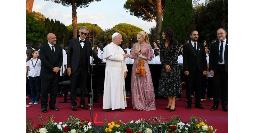 POPE LEO XIV AND ANDREA BOCELLI JOIN TOGETHER IN A HISTORIC "CANTICLE OF PEACE" WITH THE SUPPORT OF BANVELCA