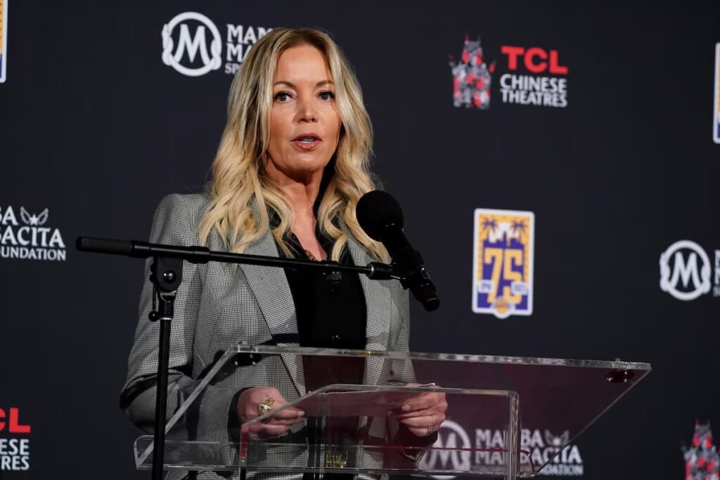 Lakers governor Jeanie Buss to contest siblings’ plan to sell share to Kushner, Iger