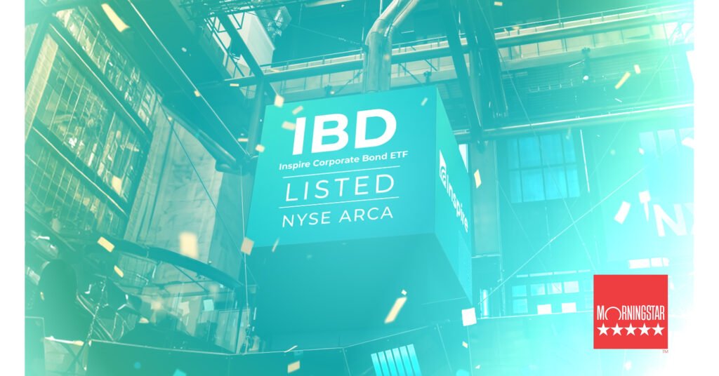 Inspire Corporate Bond Fund (IBD) Receives 5-star Overall Morningstar Rating™ Among 155 Corporate Bond Funds