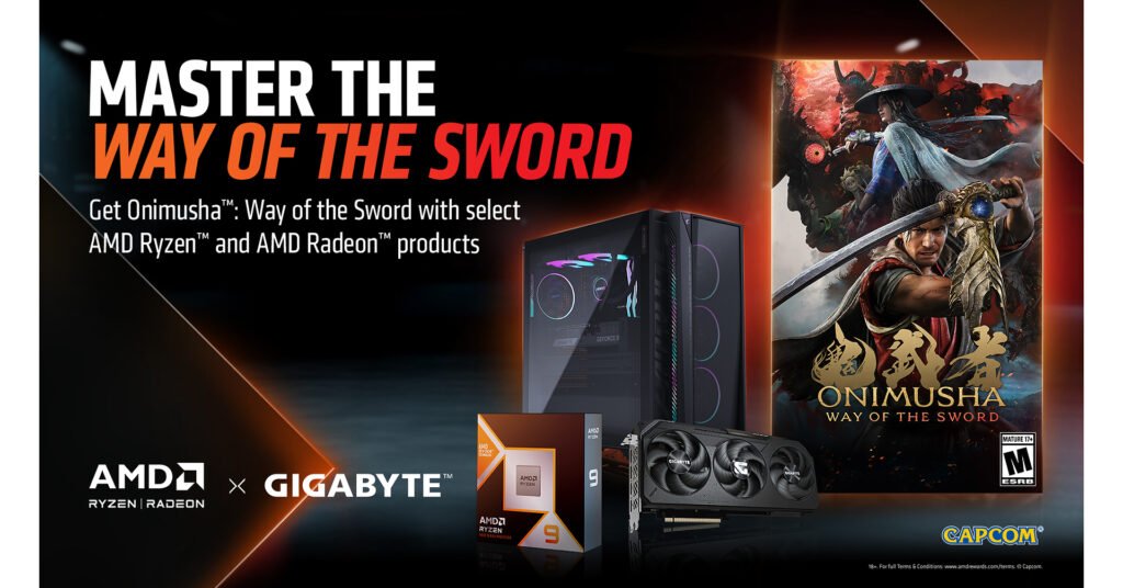 GIGABYTE Partners with AMD to Bring Onimusha: Way of the Sword Game Bundle to Gamers