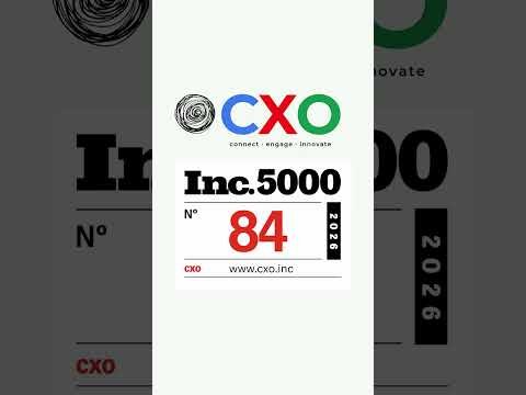 CXO Inc. Ranks No. 84 on the 2026 Inc. 5000 List of America's Fastest-Growing Private Companies