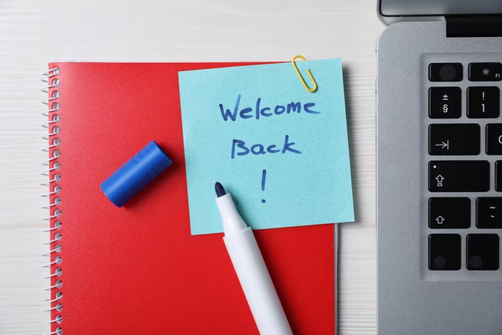 Taking a leave of absence from work can be tough. Coming back can be tougher