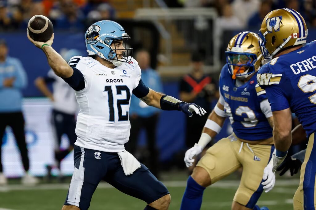 Argos come up big late to beat Bombers 30-28