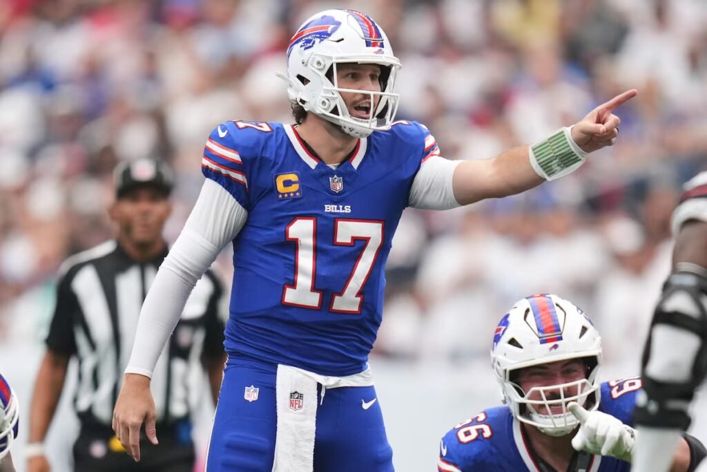 New-look Bills open season in familiar fashion, with Josh Allen patching over defensive deficiencies