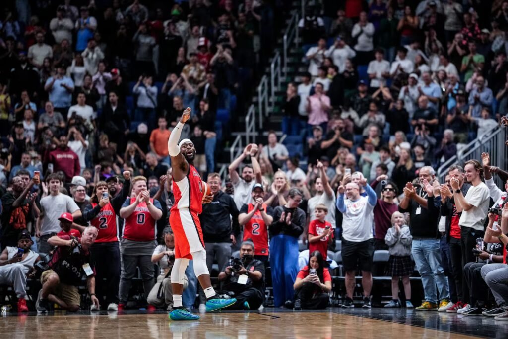 Unbeaten Canadian men’s basketball team wins 97-92 against Argentina in World Cup qualifier