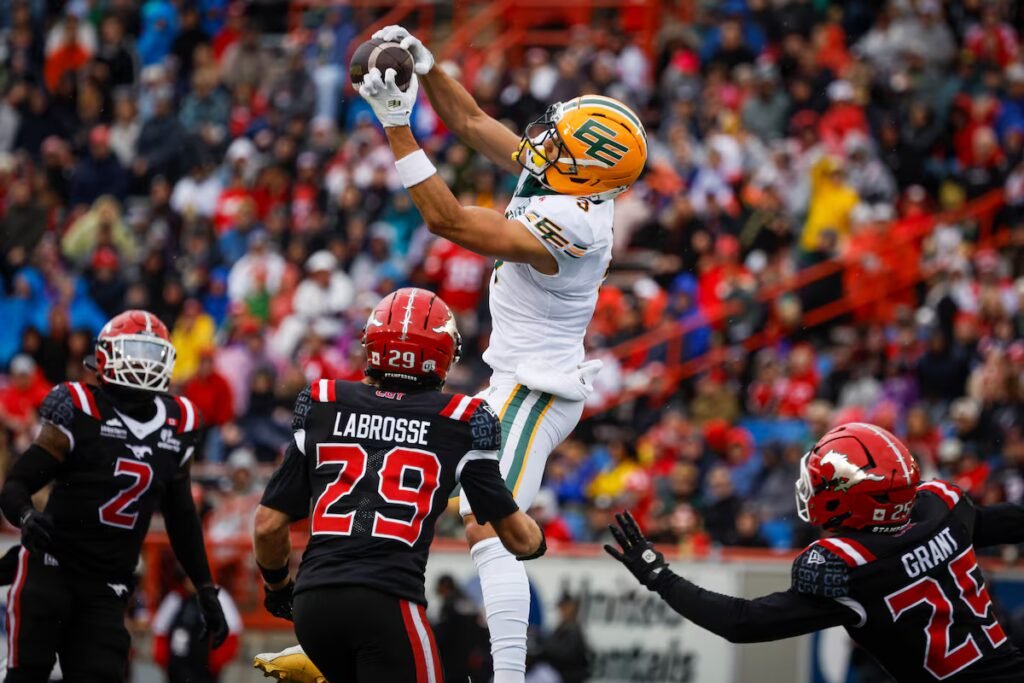 Elks rally for third win in a row, down Stampeders 38-28 on Labour Day