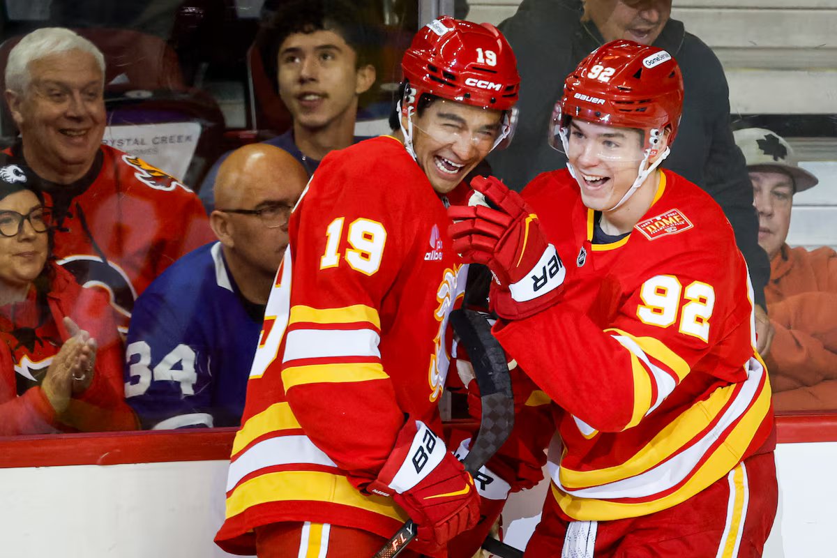 Flames win fourth straight after beating Maple Leafs 5-2