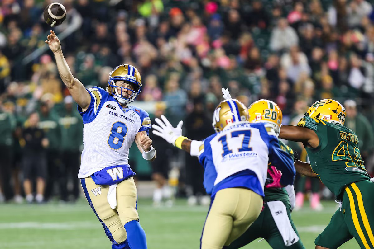 CFL Picks, Week 21: Bombers a win away from punching their playoff ticket
