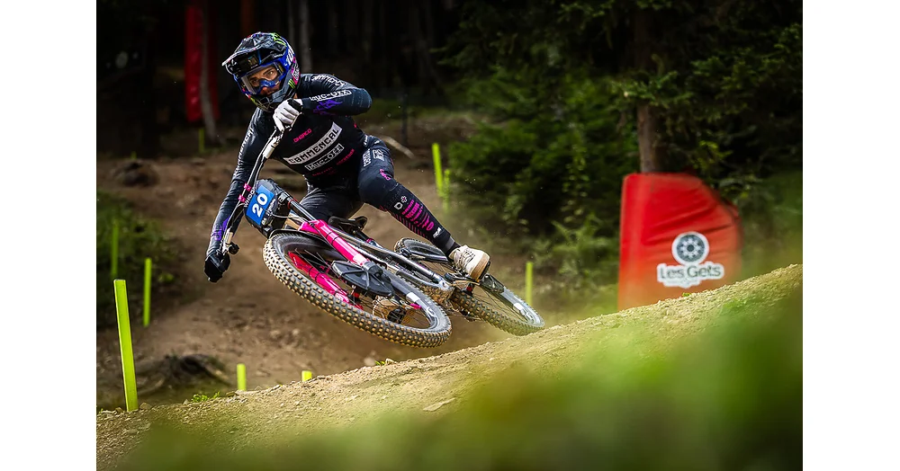 Monster Energy's Max Alran Takes First Place in Downhill Mountain Bike Race at the 2026 WHOOP UCI Mountain Bike World Series Les Gets